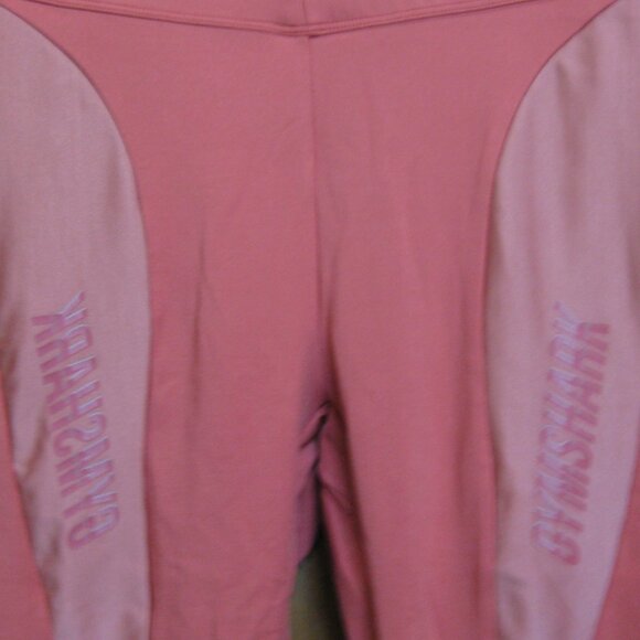 Gymshark Turbo Woman sport cropped capri legging, orange, size Large - Picture 3 of 7